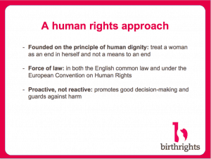 A human rights approach